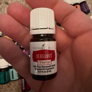 Young Living Bergamot Vitality Essential Oil - Red and White